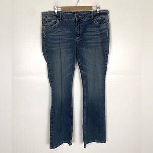 Wrangler Retro Sadie Low Rise Men's Bootcut Jeans 19X34 Color Blue Stretch